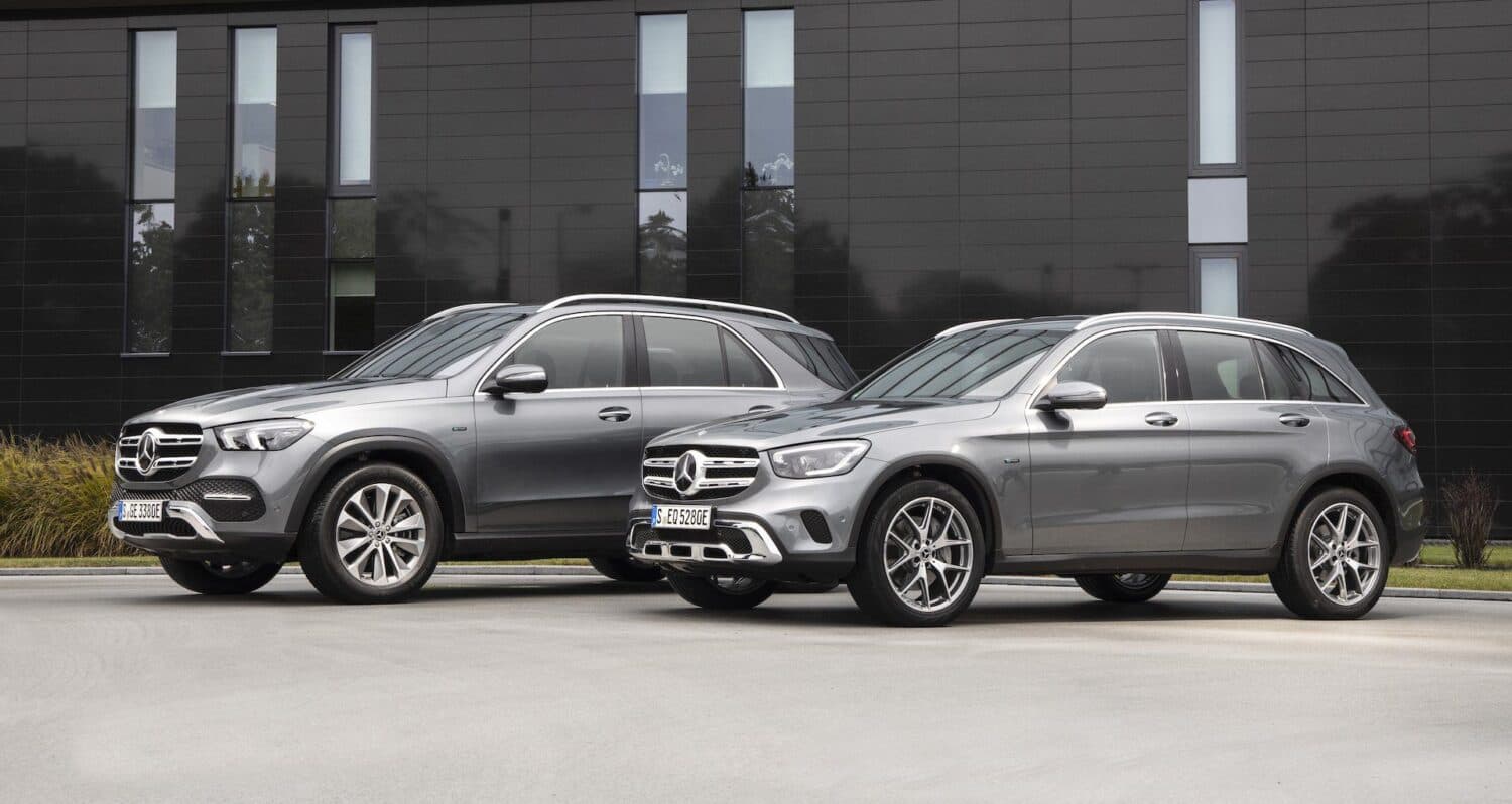 Cover Image for Mercedes-Benz GLE 350de und GLC 300e: Neue Plug-in-Hybride mit hoher E-Reichweite
