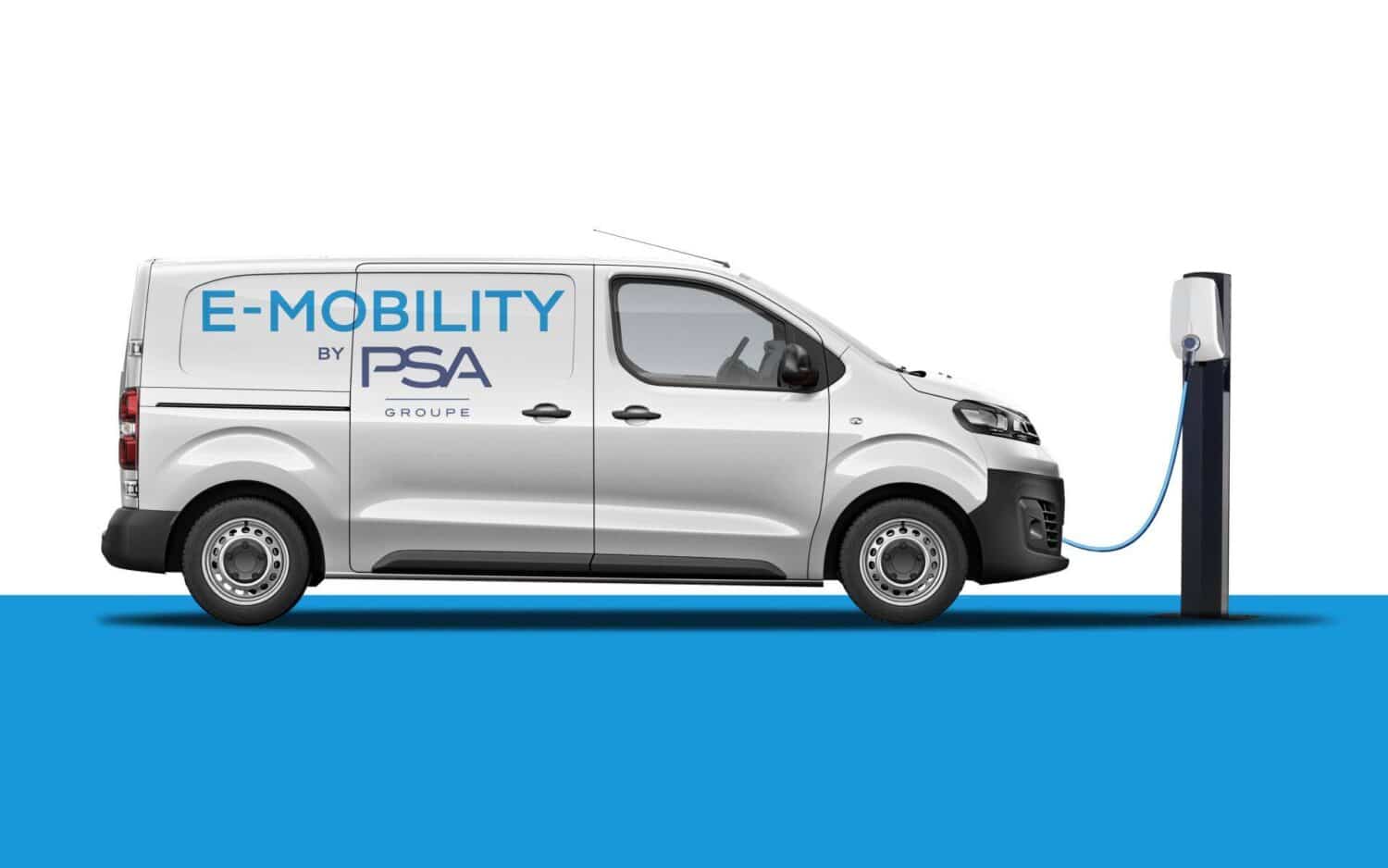 Cover Image for 100 Prozent der leichten Nutzfahrzeuge der Groupe PSA werden bis 2021 elektrifiziert.