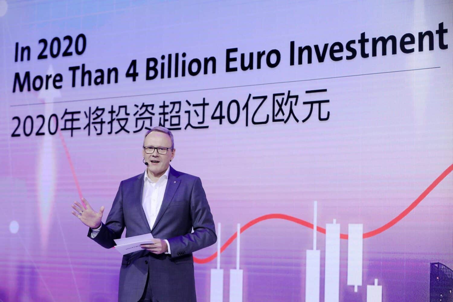 Cover Image for Volkswagen China will im Jahr 2020 mehr als vier Milliarden Euro investieren