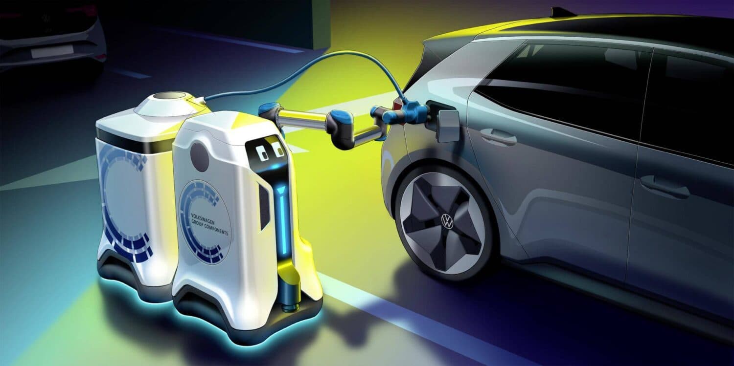 Cover Image for VW schafft feste Ladeplätze für E-Autos ab und lädt diese fortan beinahe überall