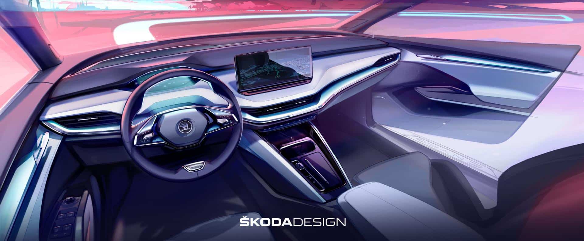 Cover Image for Škoda über das Design des rein elektrischen ENYAQ iV