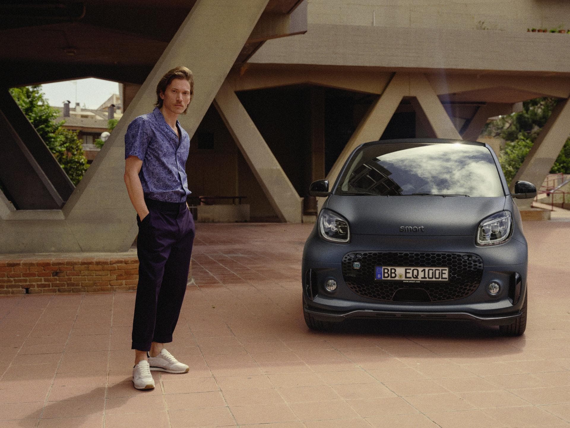 Cover Image for Vor smarts E-SUV kommt der smart EQ fortwo edition bluedawn