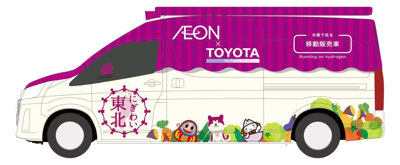 Cover Image for Fukushima: Toyota liefert Wasserstofftransporter für mobilen Einzelhandel