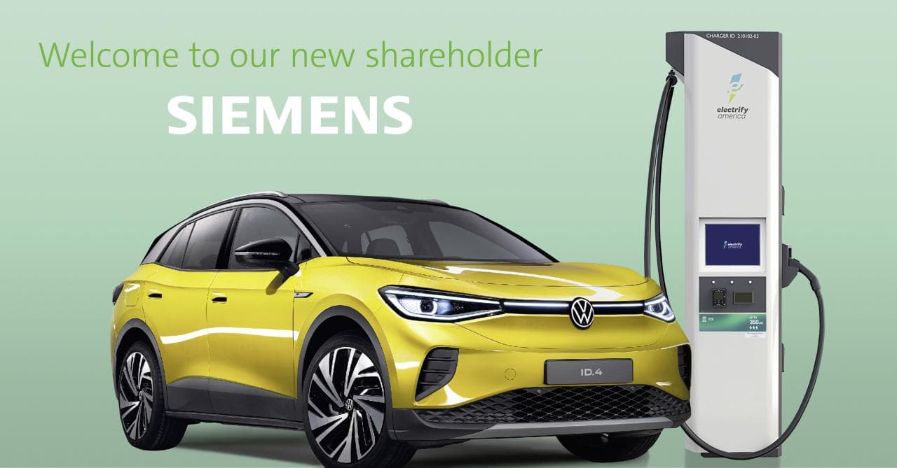 Cover Image for Volkswagen und Siemens investieren in Electrify America
