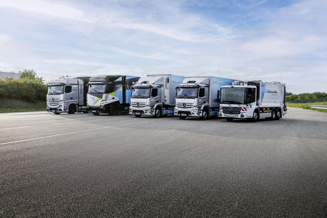 Cover Image for Daimler Truck mit neuen E-Modellen in Richtung Elektromobilität