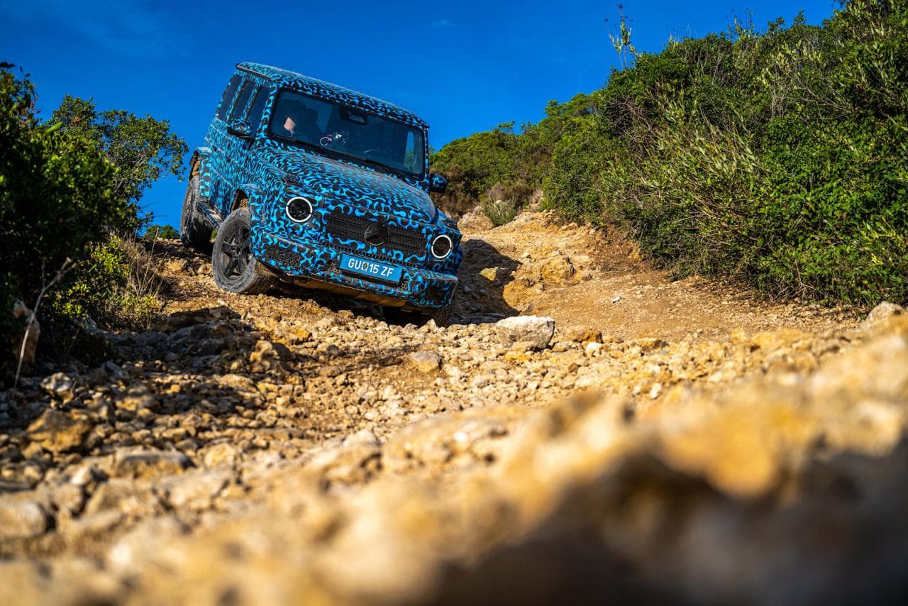 Cover Image for Erste Fahrt in der elektrischen Mercedes G-Klasse / Mercedes EQG