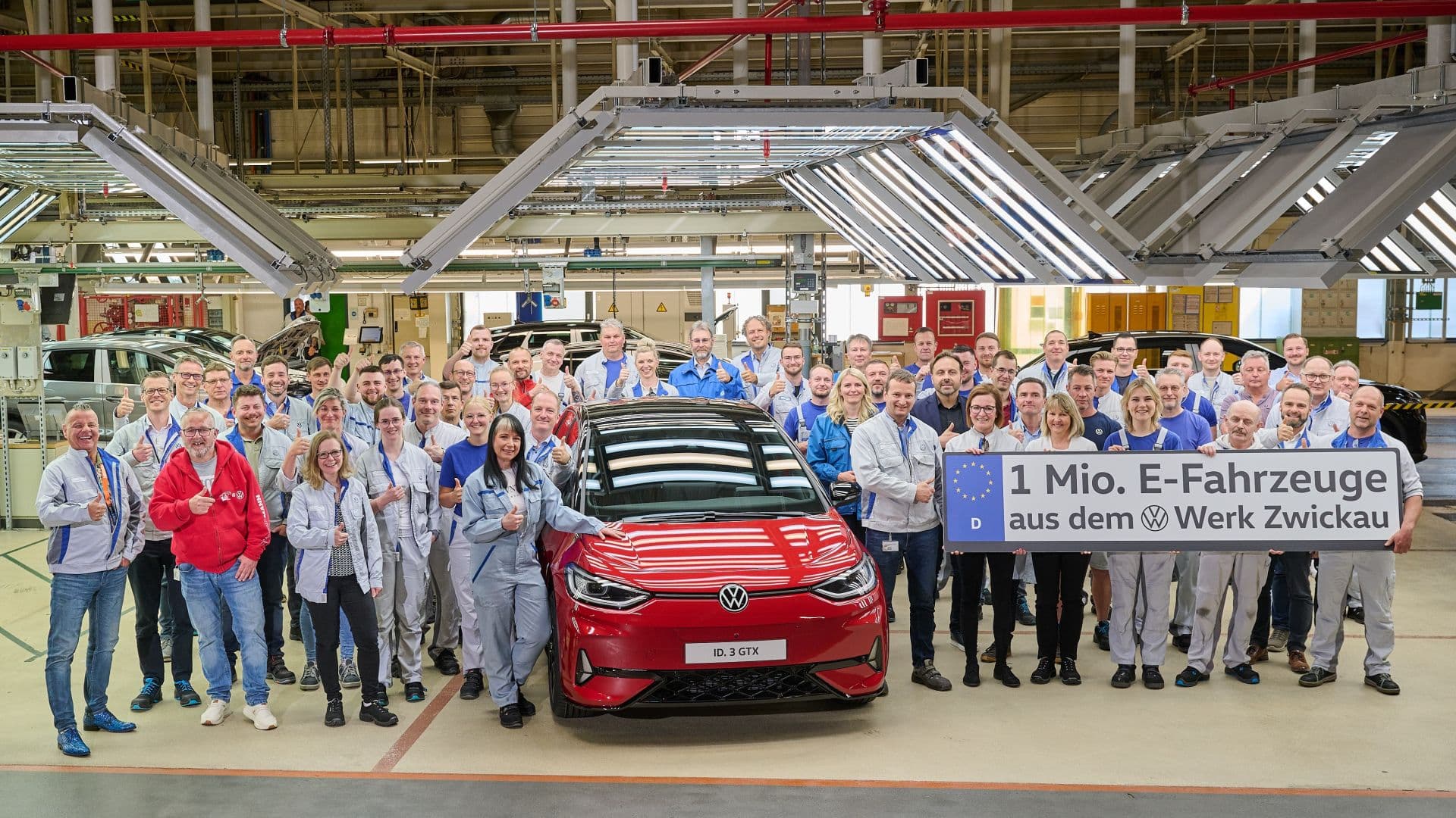 Cover Image for VW-Werk Zwickau feiert sein Millionstes E-Auto