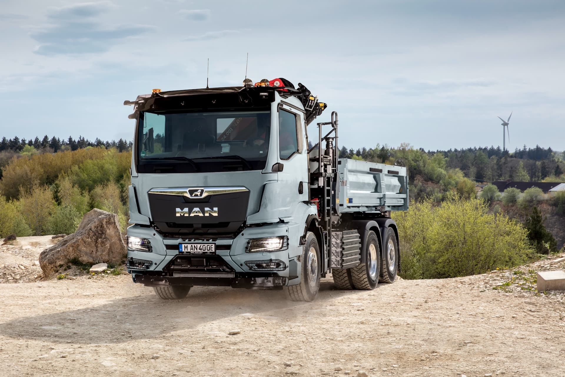 Cover Image for MAN zeigt seine flexiblen Elektro-Lkw auf der Bauma