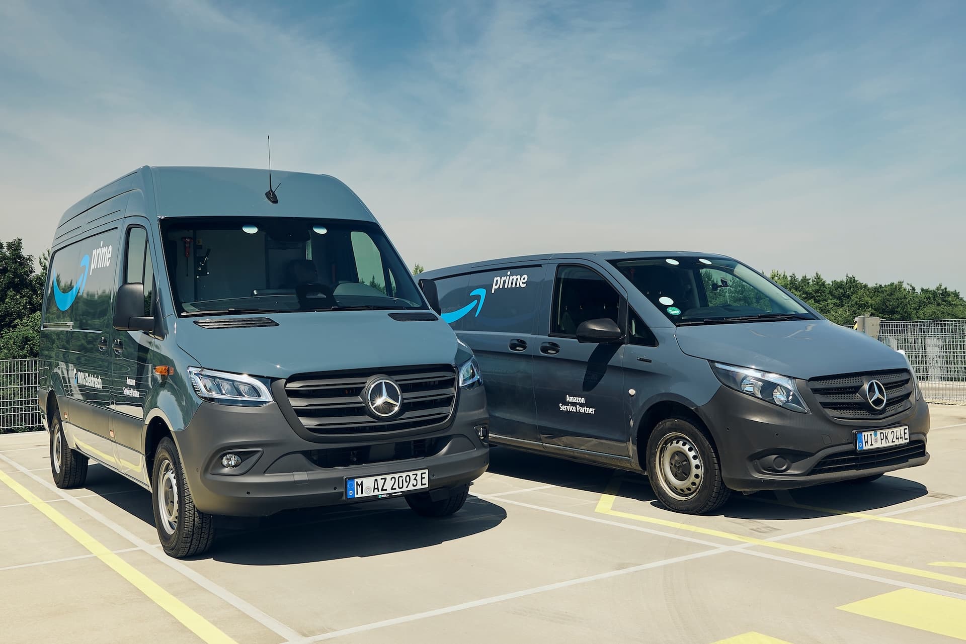 Cover Image for Amazon bestellt 5000 Elektrotransporter bei Mercedes-Benz