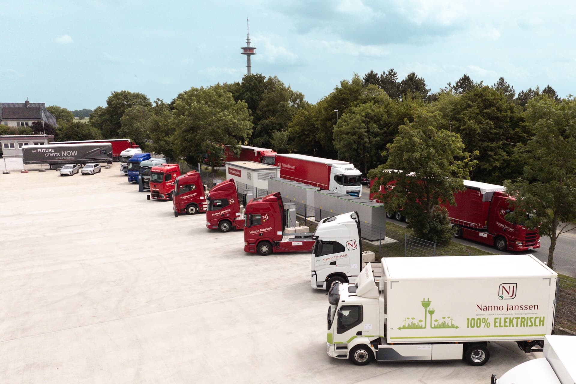 Cover Image for Spedition Nanno Janssen will nur noch E-Lkw beschaffen