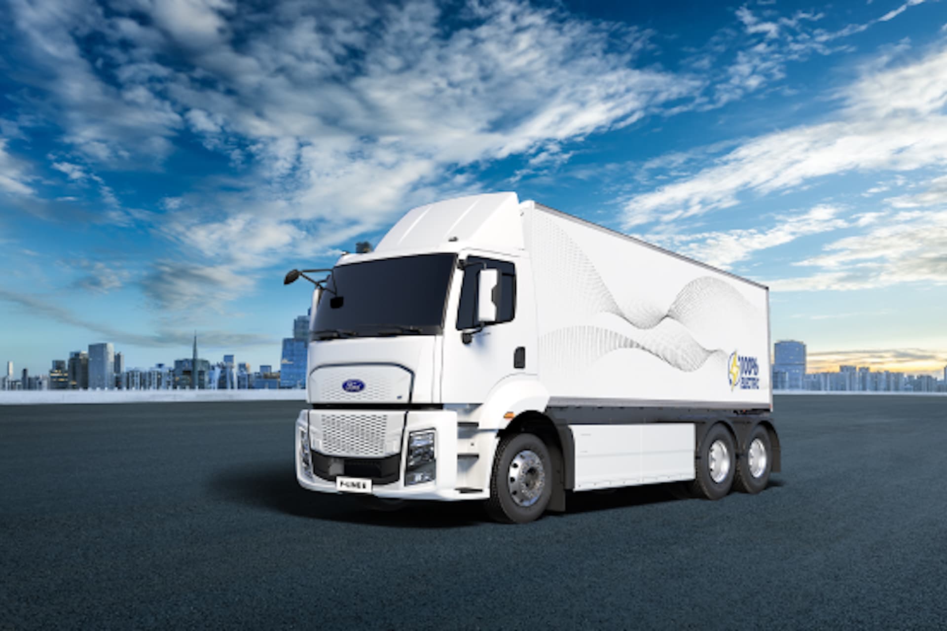 Cover Image for Ford stellt seinen E-Lkw F-Line E vor