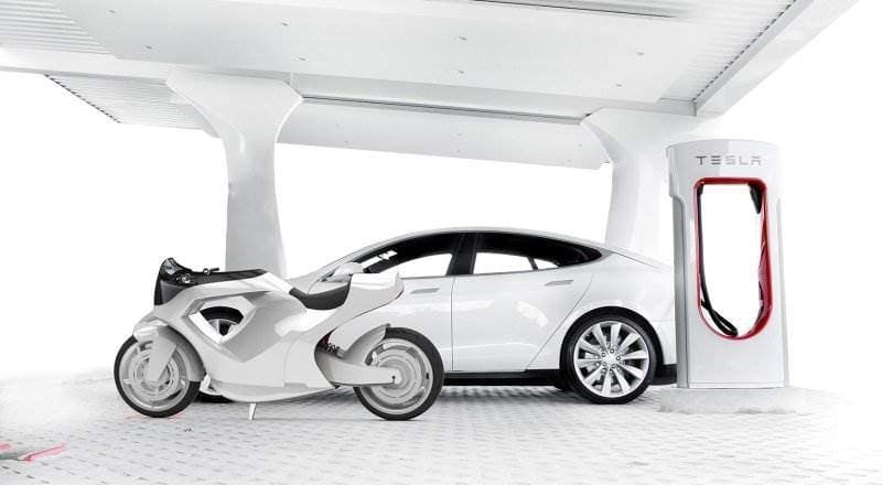 Cover Image for Konzept: Tesla Model M – E-Motorrad von Tesla