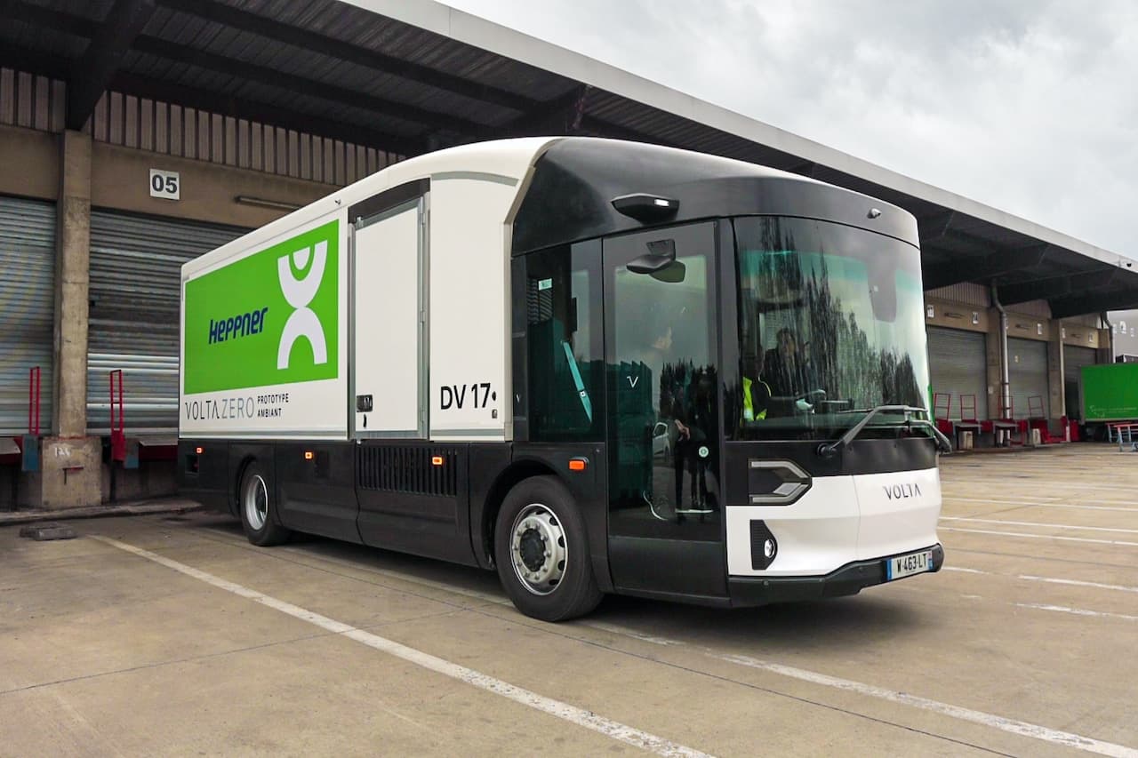 Cover Image for Heppner setzt E-Lkw Volta Zero in Frankreich ein