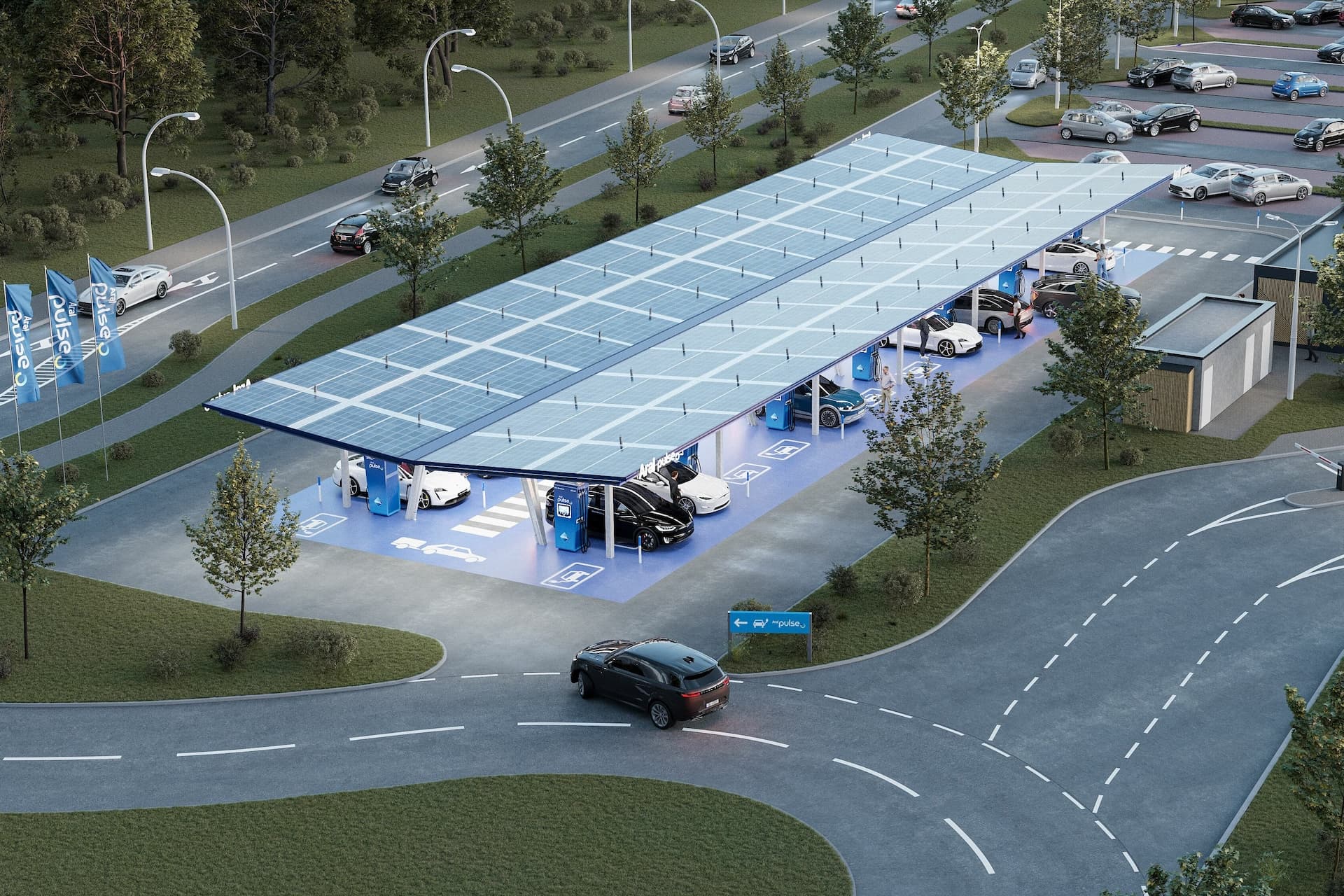 Cover Image for 28 HPC-Lader: Großer Schnellladepark für Mönchengladbach