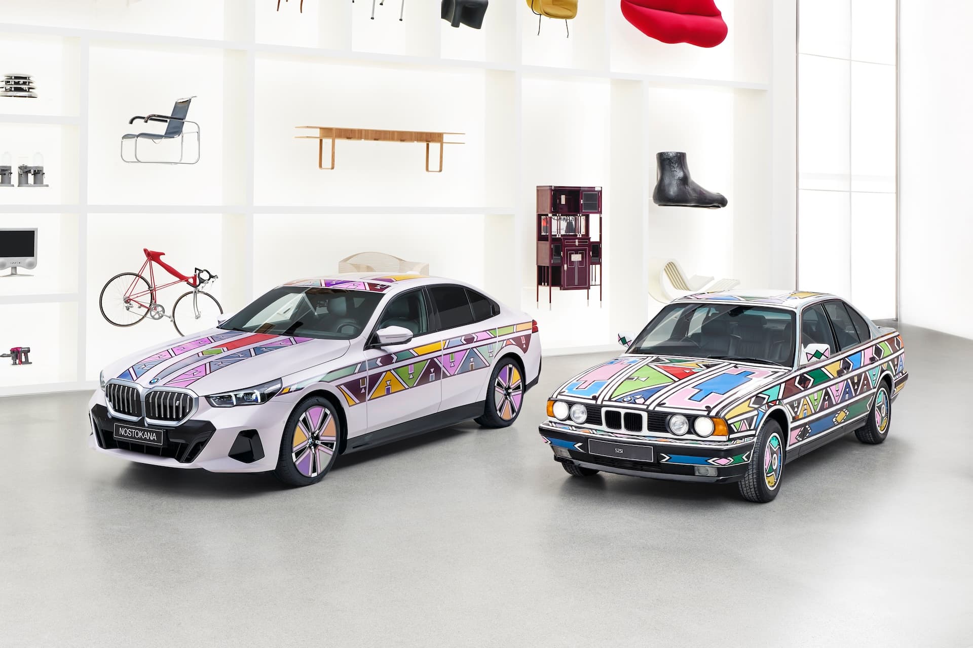Cover Image for Kunst trifft Innovation: Art Car BMW i5 Flow Nostokana