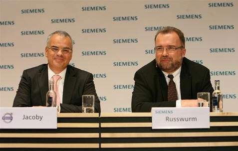 pressekonferenz volvo siemens