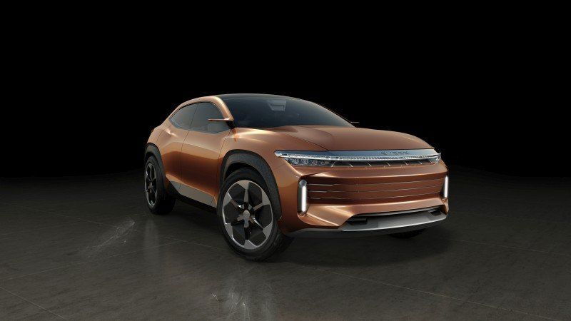 Teaser des ersten Exeed E-Autos