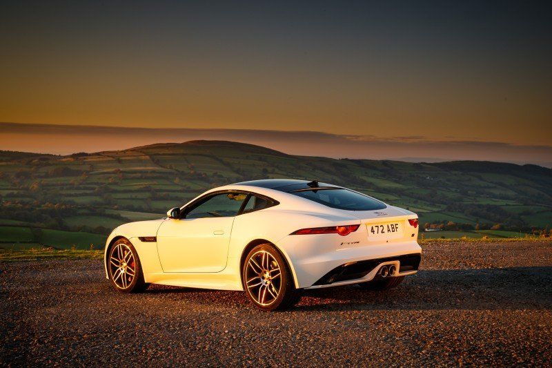 Jaguar F-Type Sonnenuntergang