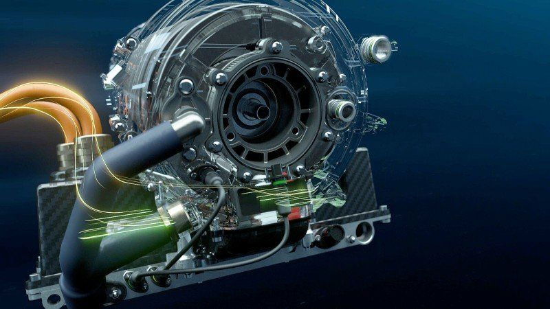 Antriebsstrang des BMW iFE.18