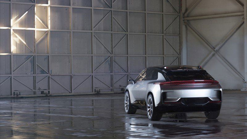 FF91 von Faraday Future Heckansicht