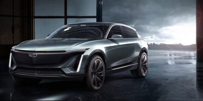 Cadillac E-Auto Konzept seitlich