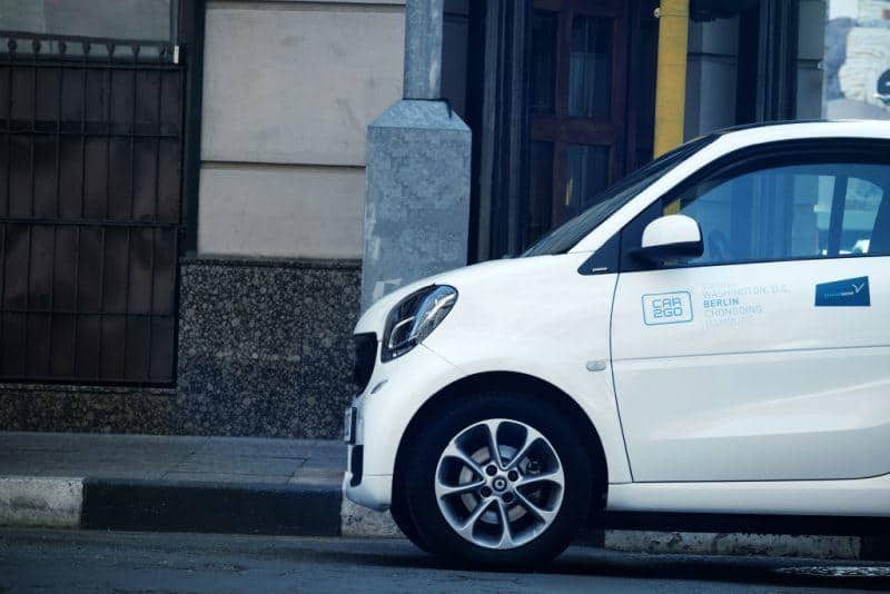 smart im Einsatz von ShareNow