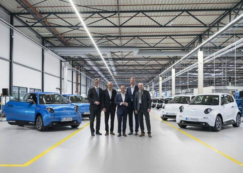 Marcel Philipp, Hans-Joachim Stuck, Armin Laschet, Prof. Günther Schuh und Prof. Ulrich Rüdiger (v.l.n.r.)