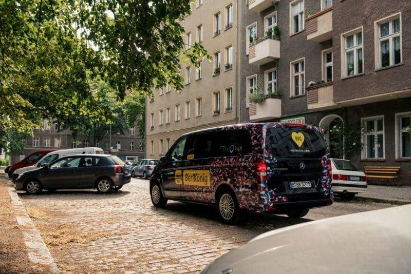 eVito Tourer im Ridesharing-Service BerlKönig, Berlin