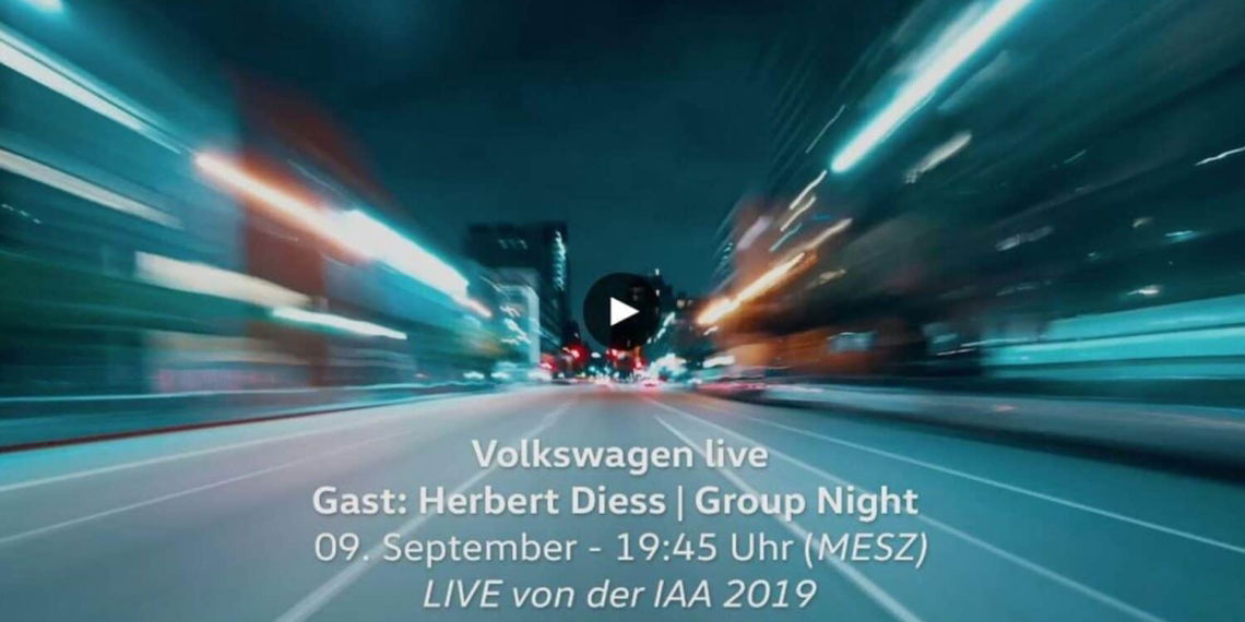 VW IAA Livestream Group Night