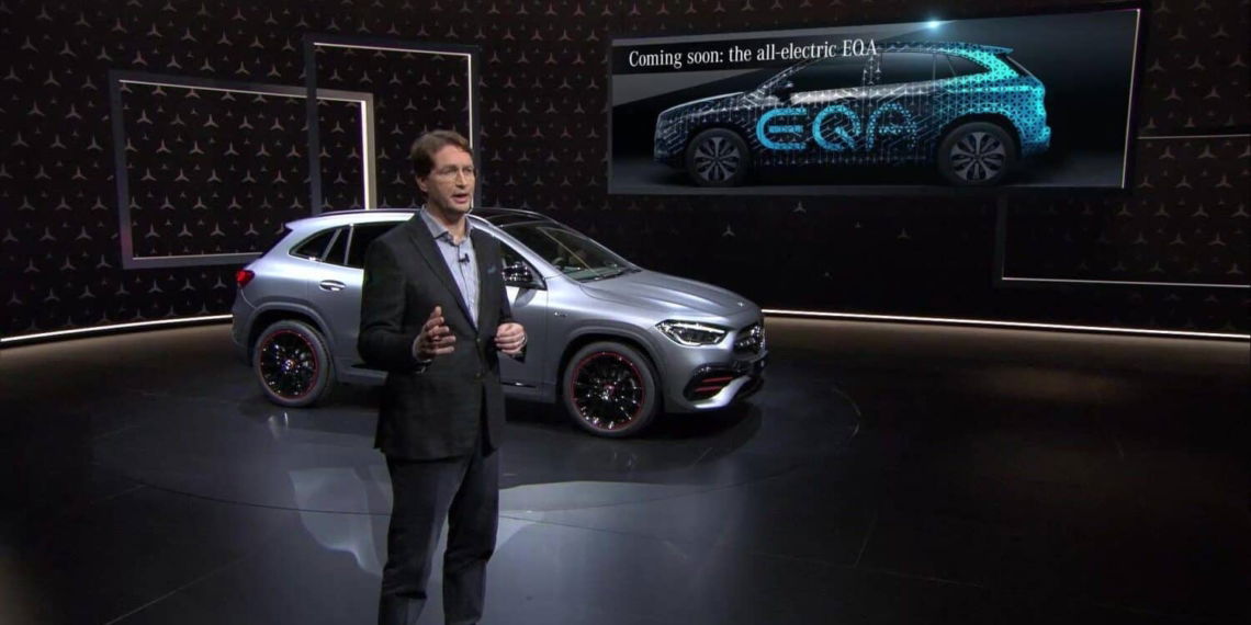Mercedes-Benz EQA als Serienfahrzeug angekündigt