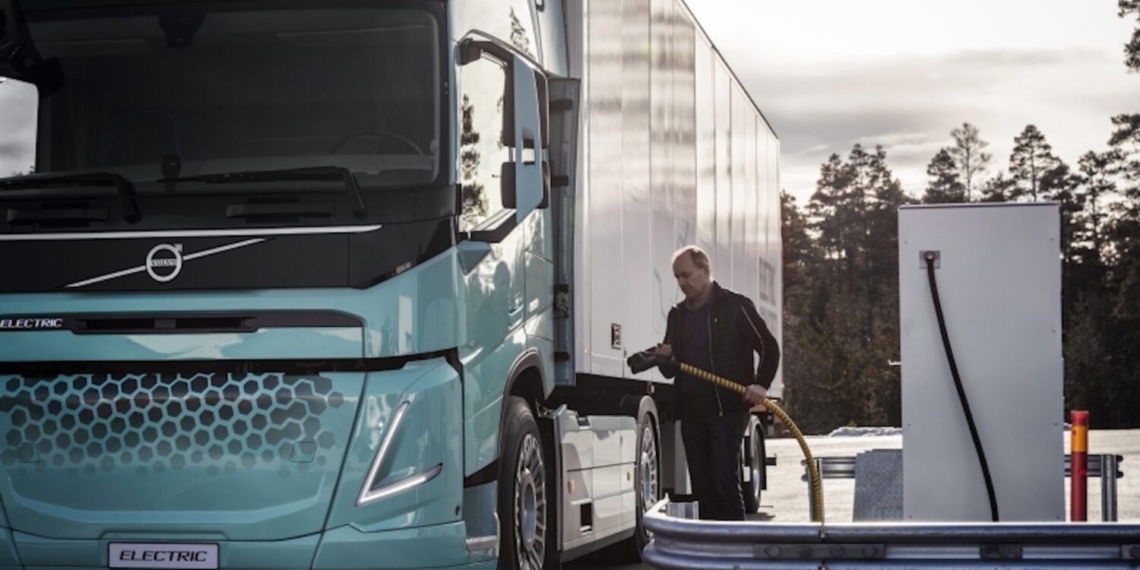 Volvo-Elektro-Lkw-Laden