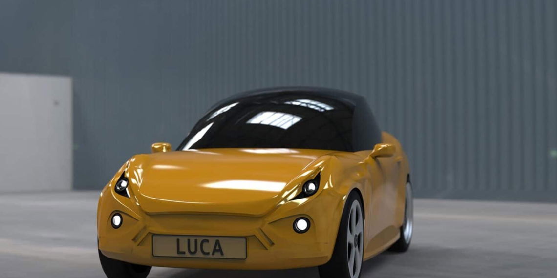 Luca - Elektroauto aus recyclten PET-Flaschen