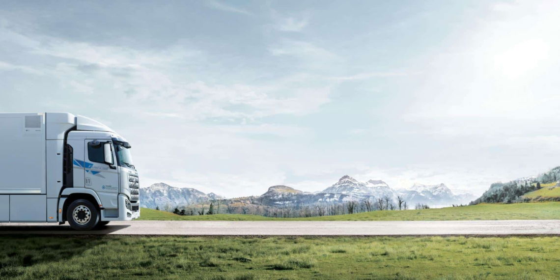 Hyundai Brennstoffzellen-Lkw Xcient Fuel Cell macht sich auf in die Schweiz