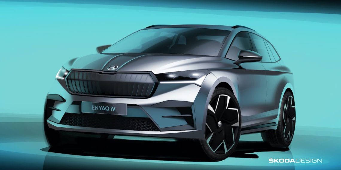 Skoda Enyaq Elektroauto SUV Design