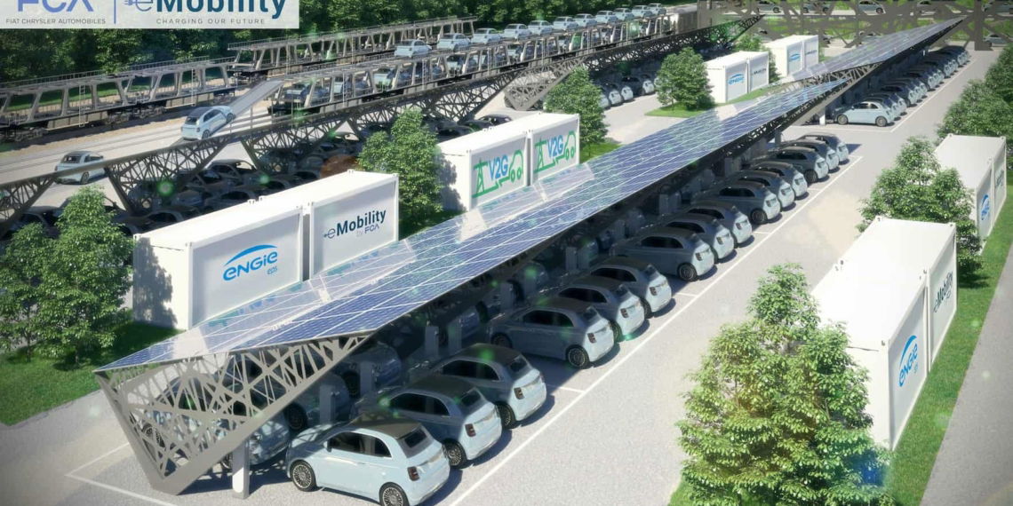 FCA V2G Elektroauto Bidirektional Laden