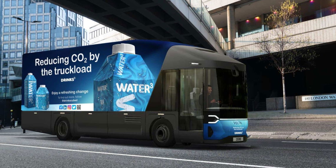 Volta Trucks findet mit Drinks Cubed ersten Kunden für seinen E-LKW