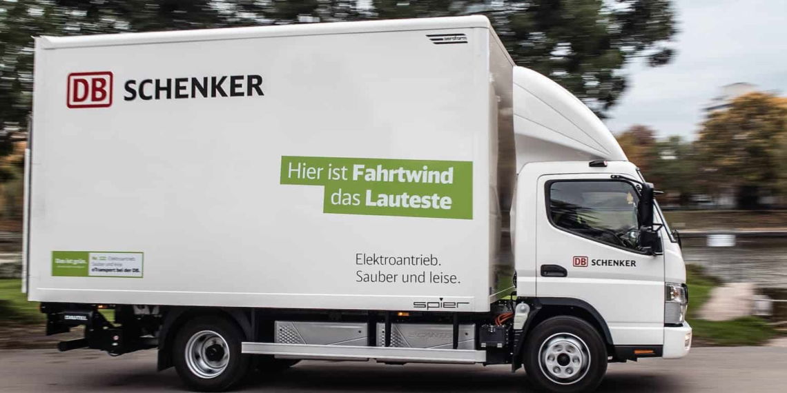 Fuso Elektrotransporter eCanter DB Schenker