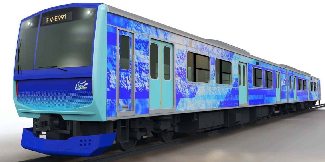 Toyota-Hitachi-Wasserstoff-Brennstoffzelle-Zug