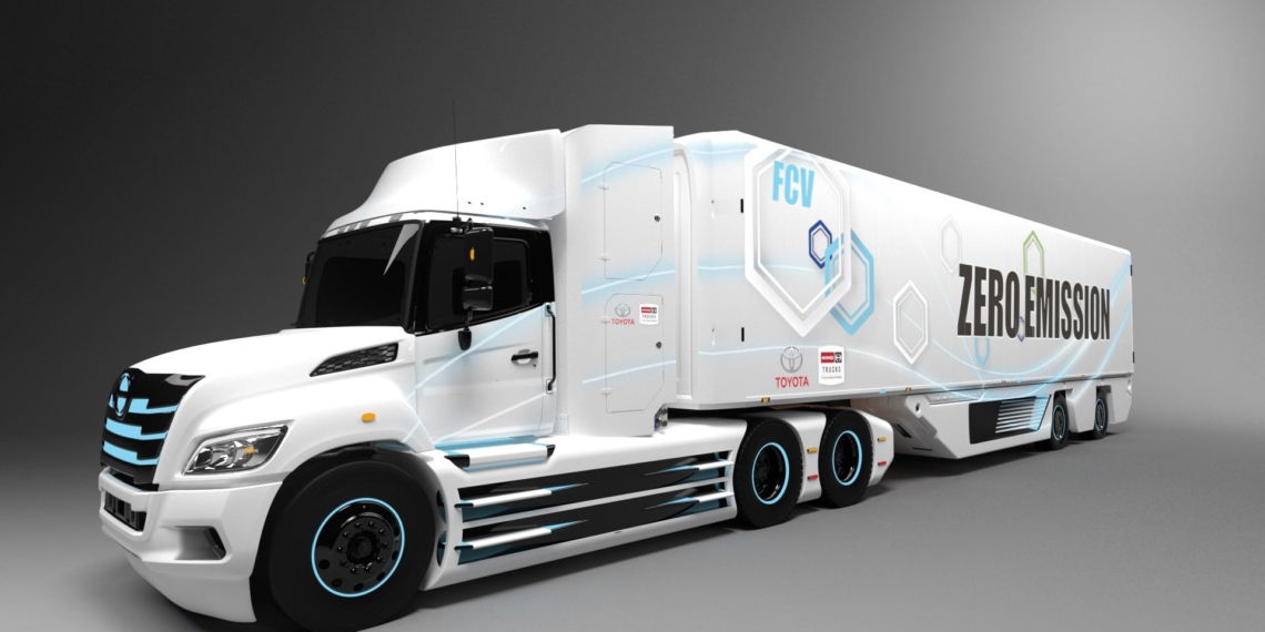 Toyota-Wasserstoff-Brennstoffzelle-Lkw