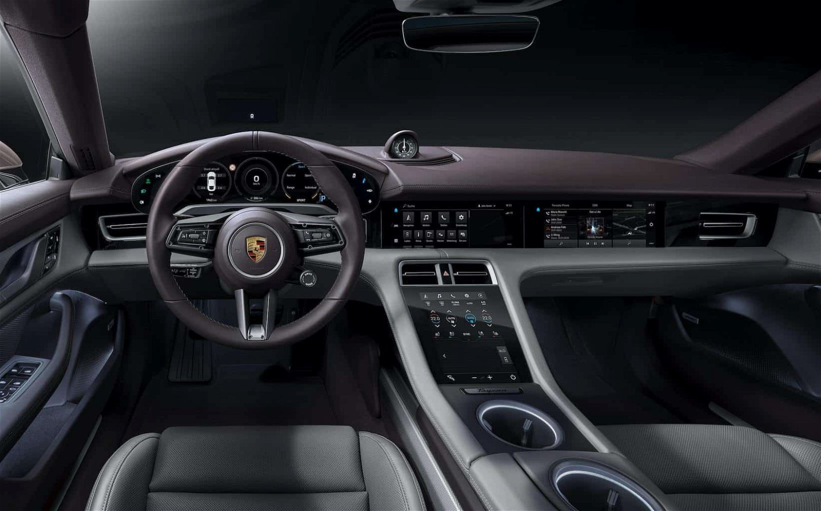 Porsche-Taycan-Elektroauto-Einstiegsvariante-Cockpit