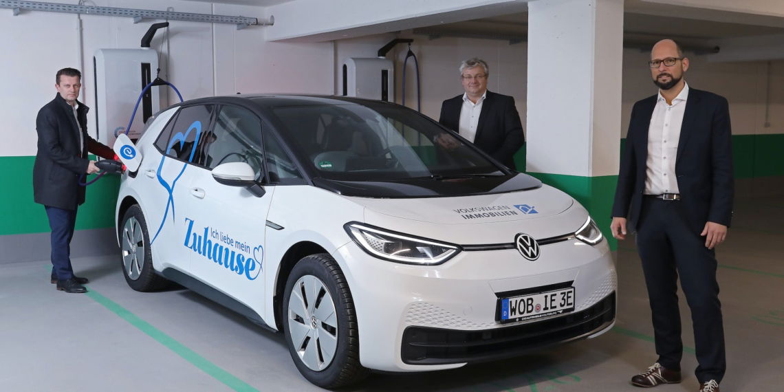 VW-Immobilien-Ladestation