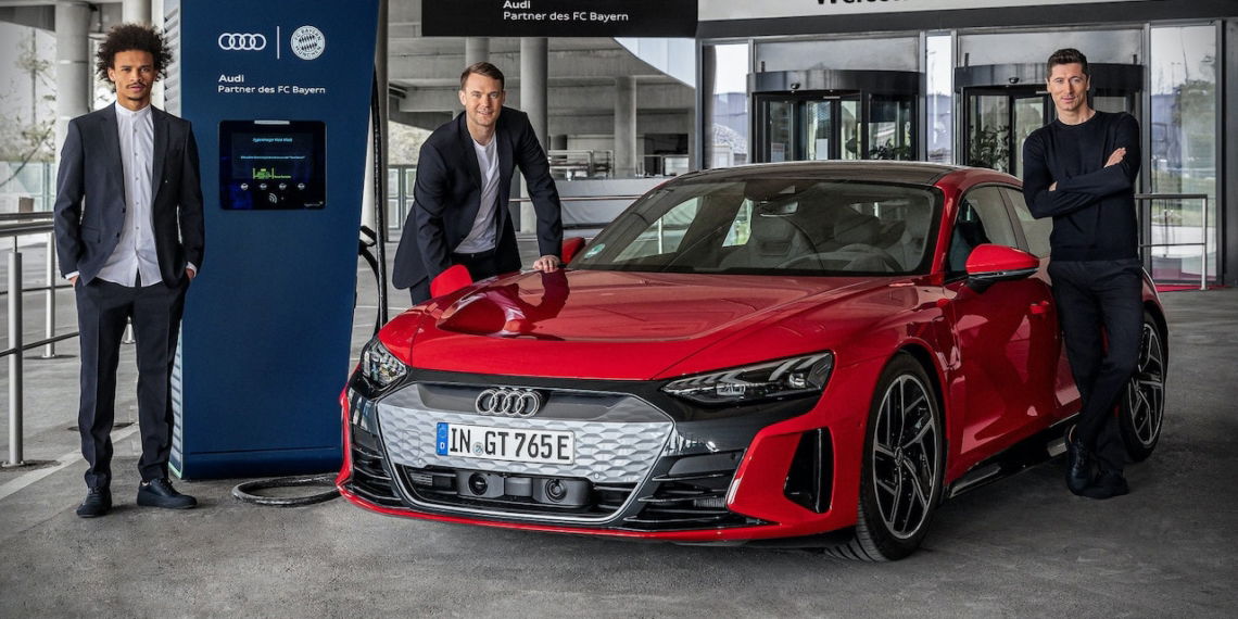 Audi-FC-Bayern-Elektroauto-Allianz-Arena
