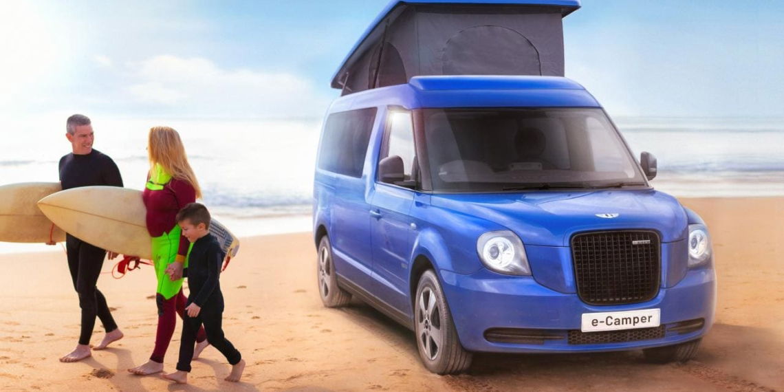 LEVC stellt e-Camper, ein elektrisches Wohnmobil mit bis zu 489 km Reichweite, vor