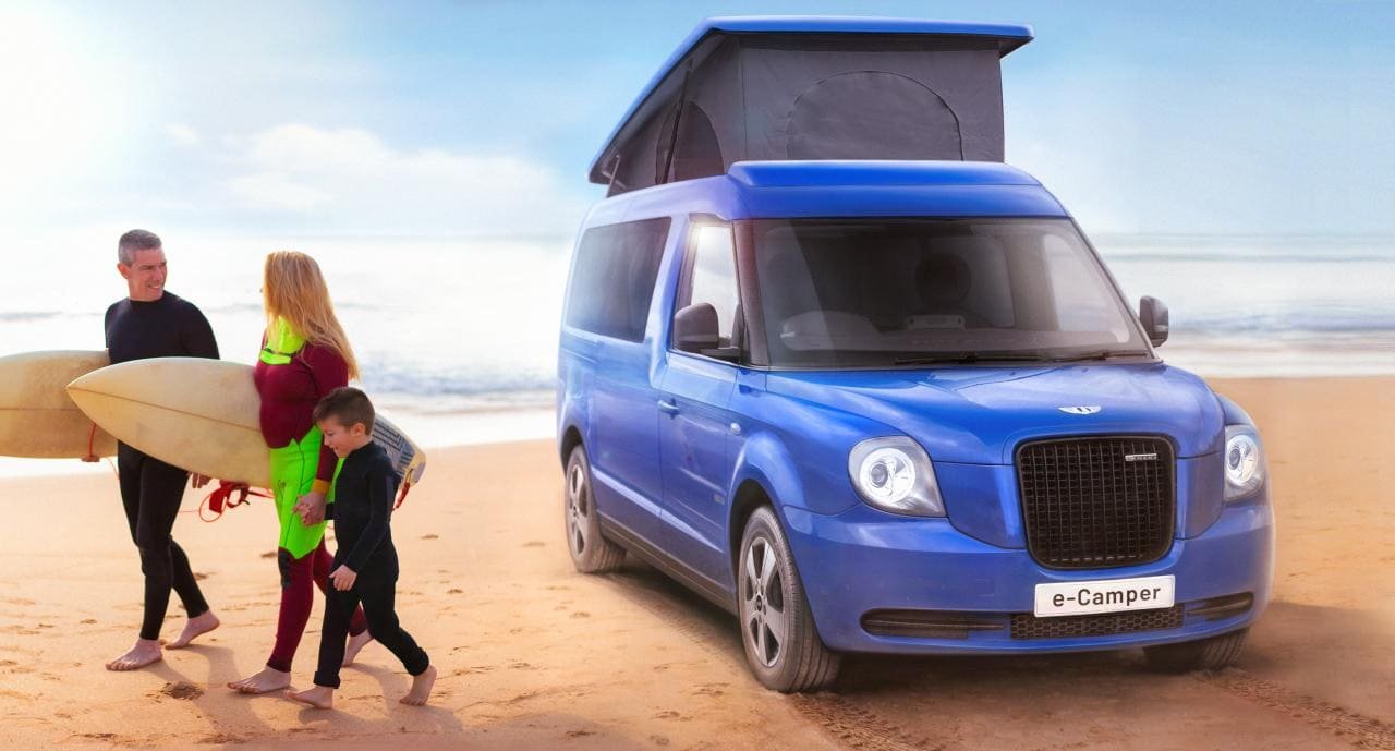 LEVC stellt e-Camper, ein elektrisches Wohnmobil mit bis zu 489 km Reichweite, vor