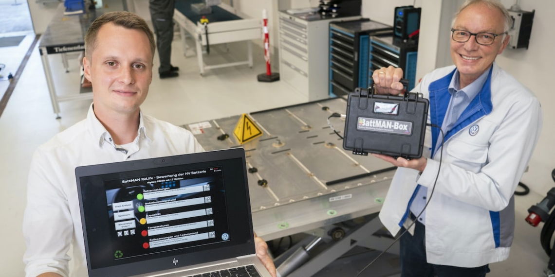 Audi-Elektroauto-Batterie-BattMAN-Prüfsoftware