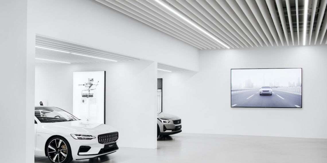 Polestar-Elektroauto-Erlebniszentrum