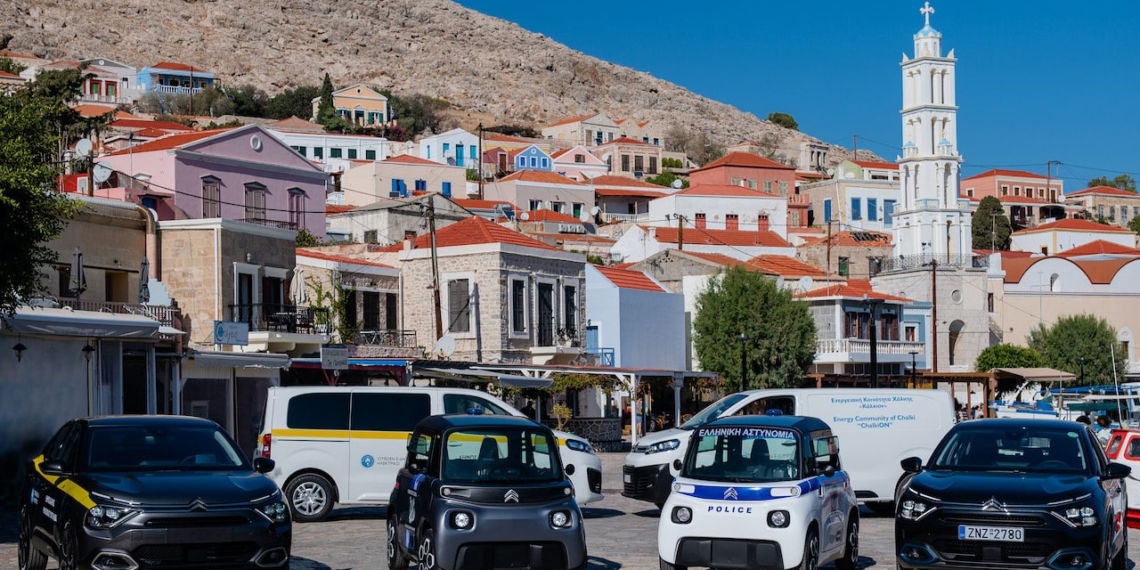 Chalki-Eco-Insel-Elektrofahrzeuge-Griechenland-Citroen