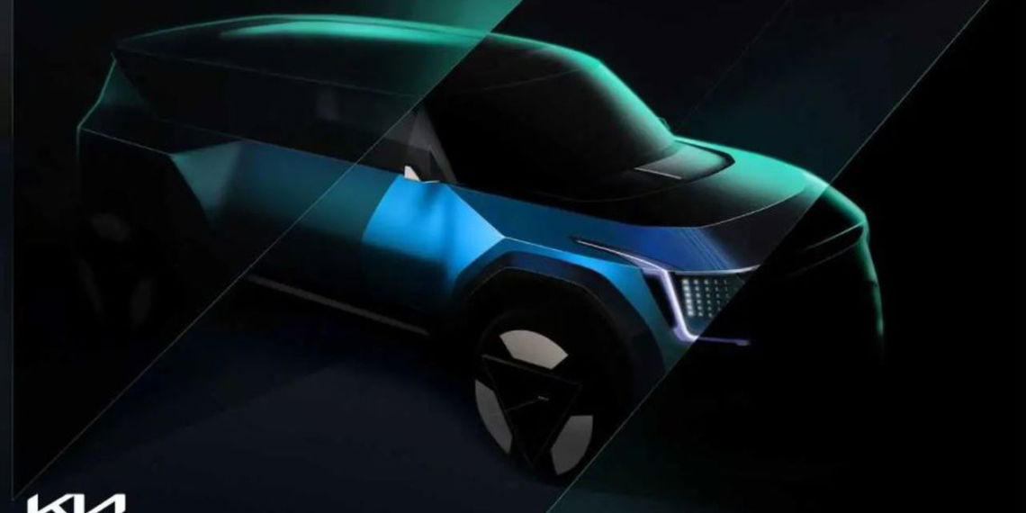 Kia Concept EV9 präsentiert sich als großer, klobiger Elektro-SUV