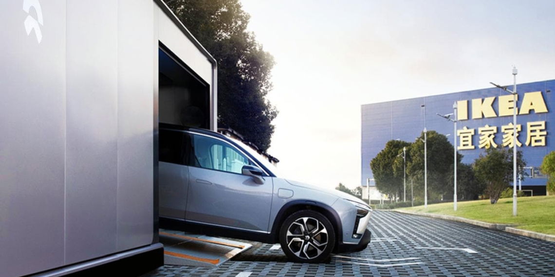 NIO: Jeden Tag werden 3 neue Batteriewechsel-Stationen eröffnet