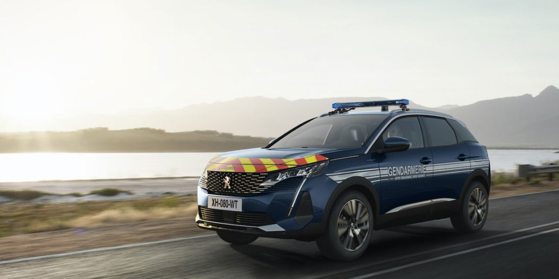 Peugeot-Plug-in-Hybrid-Frankreich-Polizei
